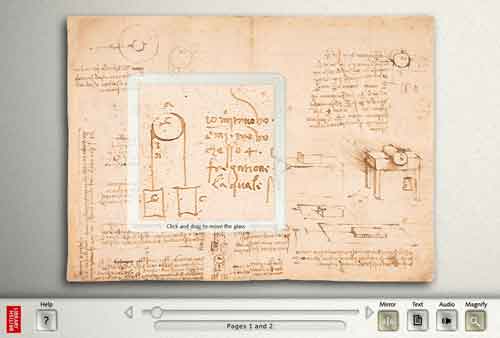 Manuscrit Léonard de Vinci